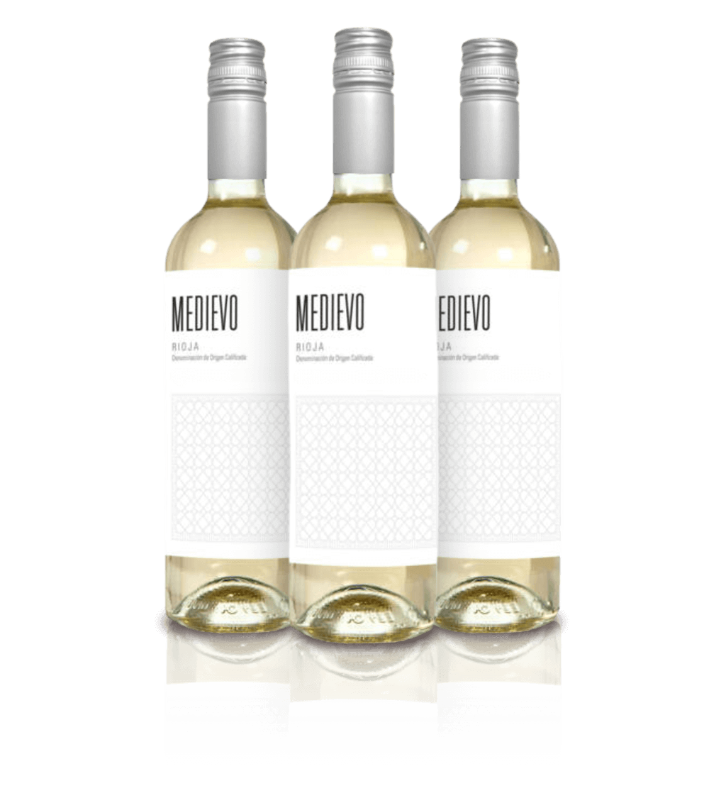 3 flessen witte wijn