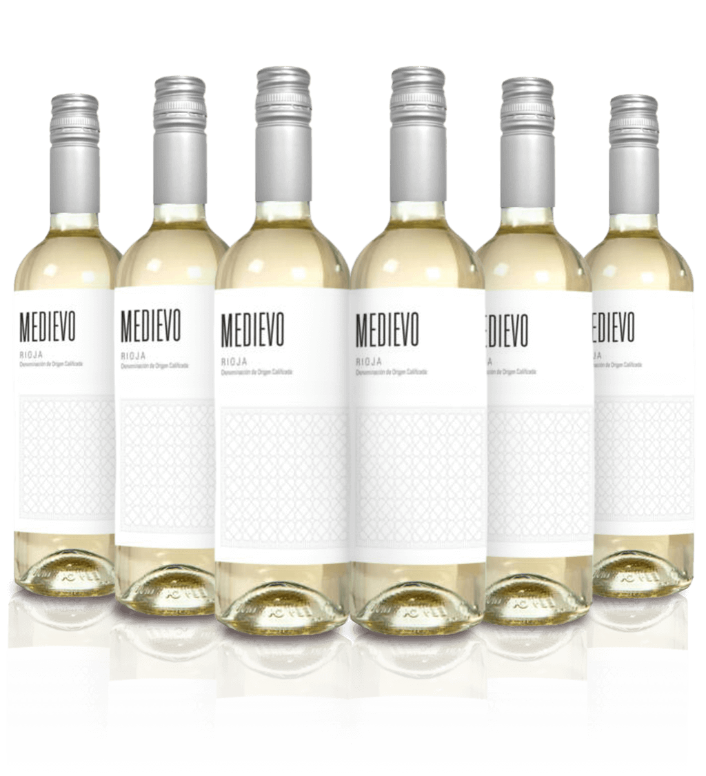 6 flessen witte wijn